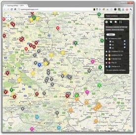 基地台查詢地圖|OpenSignalMaps － 全世界行動電話基地台位置、訊。